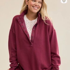 American Eagle Outfitters Burgundy Sweater